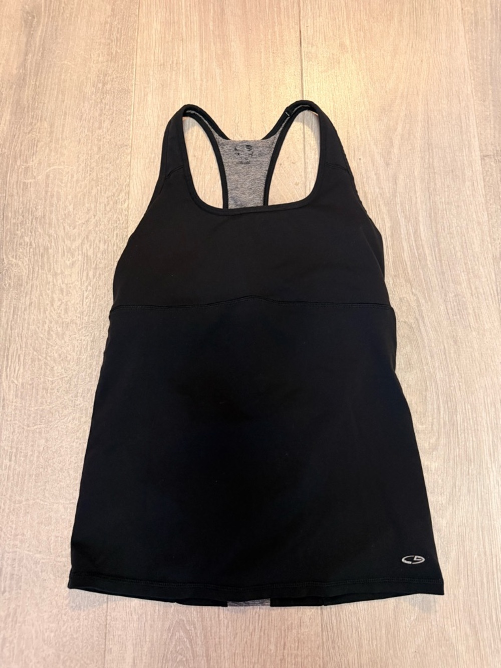 C9 by Champion Black Racerback Tank Top